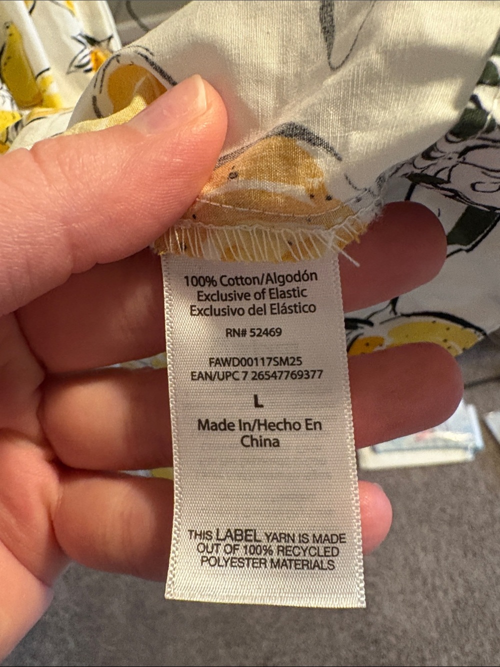 White Sundress with Yellow Lemon Print - Picture 3 of 7
